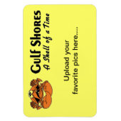 Golfküste Alabama Crab Magnet (Vertikal)