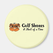 Golfküste Alabama Crab Magnet (Vorne)