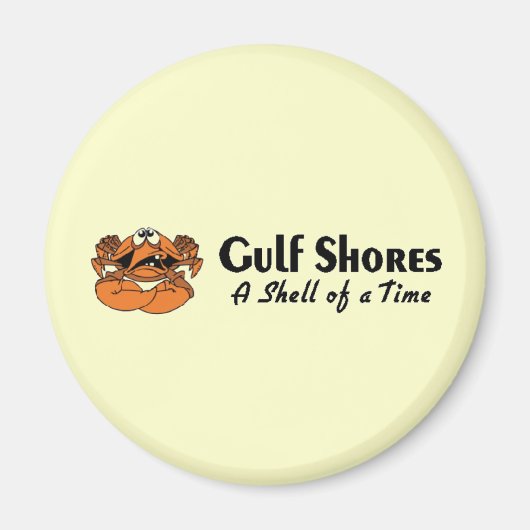 Golfküste Alabama Crab Magnet (Vorne)