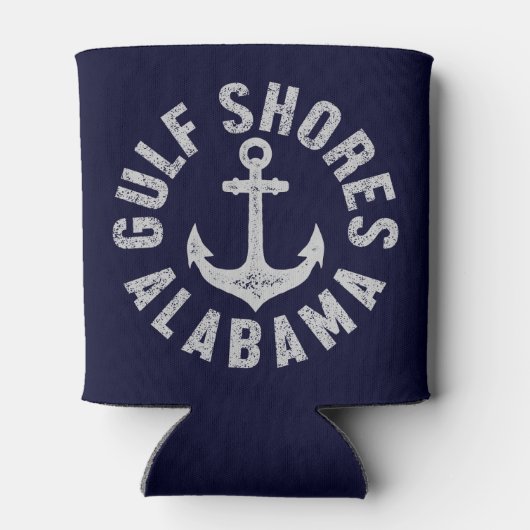 Golfküste, Alabama Dosenkühler (Rückseite)