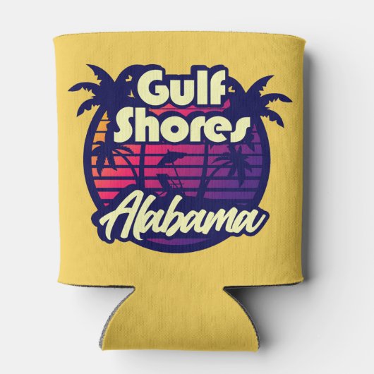 Golfküste Alabama Dosenkühler (Rückseite)
