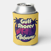 Golfküste Alabama Dosenkühler (Kanne Rückseite)