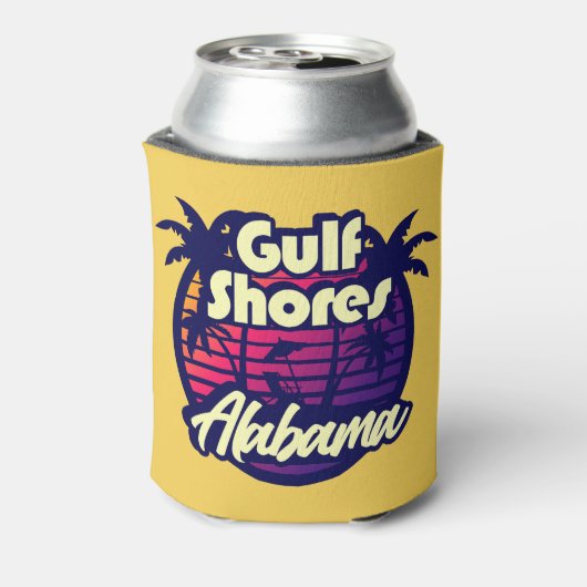 Golfküste Alabama Dosenkühler (Kanne Rückseite)