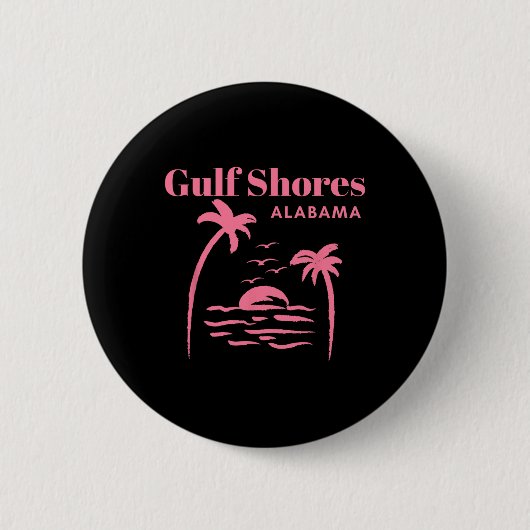 Golfküste Alabama Ferienhäuser Button (Vorderseite)