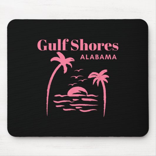 Golfküste Alabama Ferienhäuser Mousepad (Vorne)