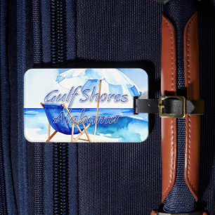 Golfküste, Alabama Gepäckanhänger