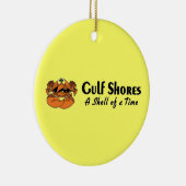 Golfküste Alabama-Krabbe Keramikornament (Rechts)