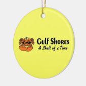 Golfküste Alabama-Krabbe Keramikornament (Links)