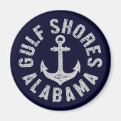 Golfküste, Alabama Magnet (Vorne)