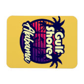 Golfküste Alabama Magnet (Horizontal)