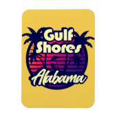 Golfküste Alabama Magnet (Vertikal)