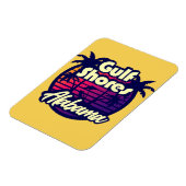 Golfküste Alabama Magnet (Linke Seite)