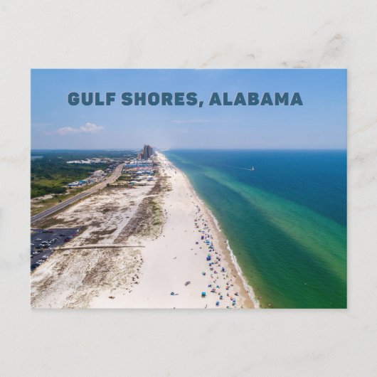 Golfküste Alabama Postcard Postkarte (Vorderseite)