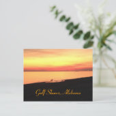 Golfküste Alabama Postkarte (Stehend Vorderseite)