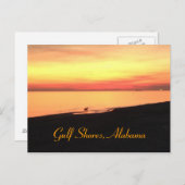 Golfküste Alabama Postkarte (Vorne/Hinten)