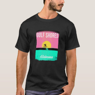 Golfküste Alabama Retro City Heimat Vintag T-Shirt
