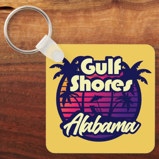 Golfküste Alabama Schlüsselanhänger (Vorderseite)