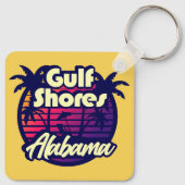 Golfküste Alabama Schlüsselanhänger (Rückseite)