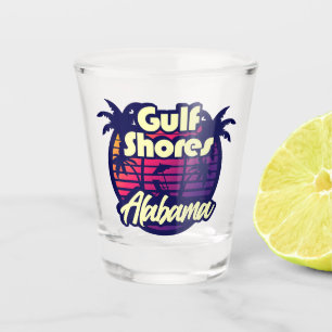 Golfküste Alabama Schnapsglas