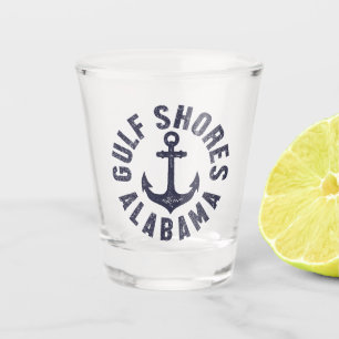 Golfküste, Alabama Schnapsglas