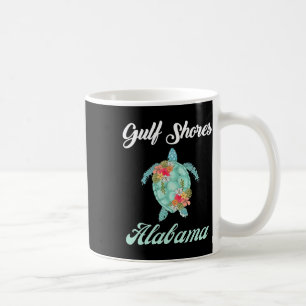 Golfküste Alabama Sea Turtle Familien Urlaub Mat Kaffeetasse