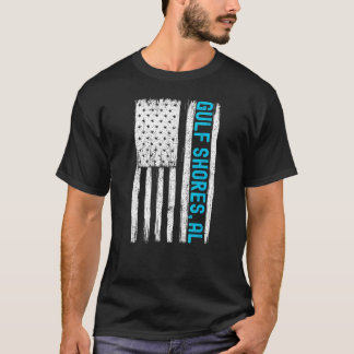 Golfküste Alabama Souvenirs Männer Fahne T-Shirt