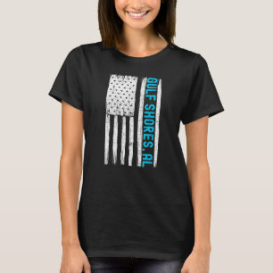 Golfküste Alabama Souvenirs Männer Fahne T-Shirt