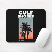 Golfküste - Alabama Summer Palm Vacation Usa Mousepad (Mit Mouse)
