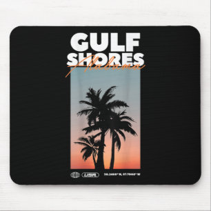 Golfküste - Alabama Summer Palm Vacation Usa Mousepad
