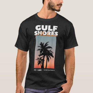 Golfküste - Alabama Summer Palm Vacation Usa T-Shirt