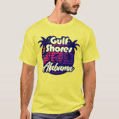 Golfküste Alabama T-Shirt (Vorderseite)