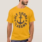 Golfküste, Alabama T-Shirt (Vorderseite)