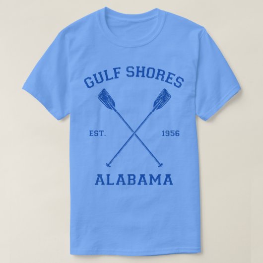 Golfküste Alabama Urlaub 1 T-Shirt (Design vorne)