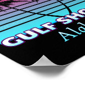 Golfküste Alabama Urlaub Geschenk Poster (Ecke)