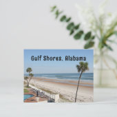 Golfküste Alabama USA Postkarte (Stehend Vorderseite)