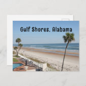 Golfküste Alabama USA Postkarte (Vorne/Hinten)
