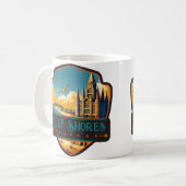 Golfküste, Alabama | VINTAG Kaffeetasse (Vorderseite Links)