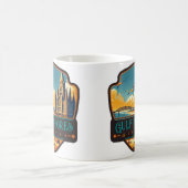 Golfküste, Alabama | VINTAG Kaffeetasse (Mittel)