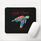 Golfküste Alabama Wasserfarbenschildkröte Mousepad (Mit Mouse)