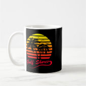 Golfküste Alabyma 80er Summer Beach Palm Tree Sun Kaffeetasse (Links)
