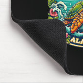 Golfküste Alabyma Niedlich Sea Turtle Surfing Mousepad (Ecke)