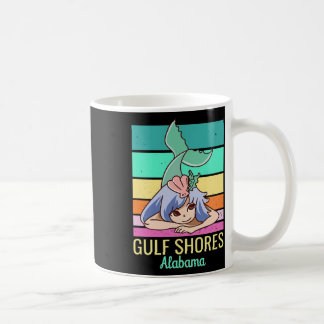 Golfküste Alabyma Niedlicher Urlaub Meerjungfrau Kaffeetasse