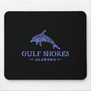Golfküste Alabyma Retro Dolphin Boys Girls Toddl Mousepad
