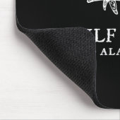 Golfküste Alabyma Retro Dolphin Urlaub Mousepad (Ecke)