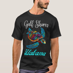 Golfküste Alabyma Sea Turtle Family Vacation Mat T-Shirt