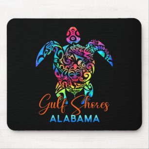 Golfküste Alabyma Sea Turtle Family Vacation Sum Mousepad