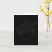 Golfküste Alabyma Sea Turtle Karte (Gelbe Blume)