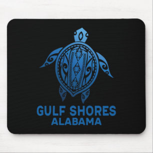 Golfküste Alabyma Tribyl Tattoo Blue Sea Turtle Mousepad