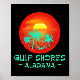Golfküste Alabyma Tropical Destination Beach Gif Poster
