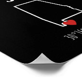 Golfküste Alabyma Urlaub Zielort Poster (Ecke)